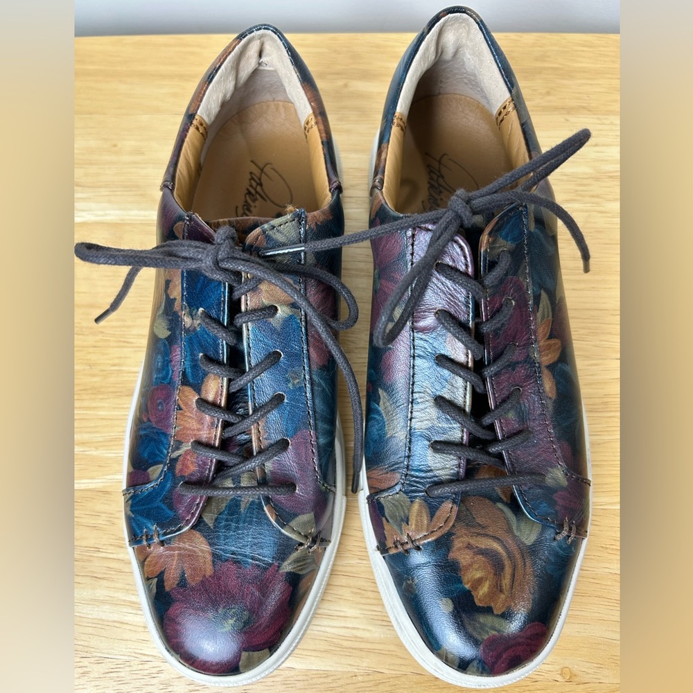 Patricia Nash Uma Athletic Sneakers Peruvian‎ Floral Women’s 5.5 Low Top READ